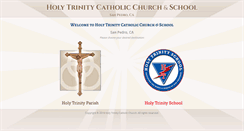 Desktop Screenshot of holytrinitysp.org